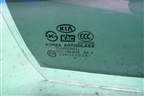 Стекло двери задней правой форточка (хетчбэк) для Kia Rio с 2005-2011г