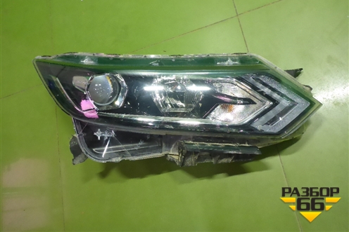 Фара правая (после 2019г галоген) (26010HV00B) для Nissan Qashqai (J11E) с 2013г