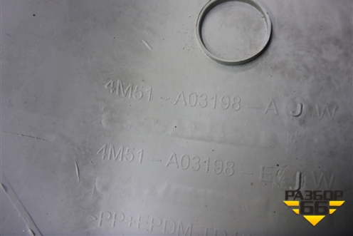 Обшивка стойки лобового стекла правая (4M51A03198AJW) для Ford Focus 2 с 2008-2011г