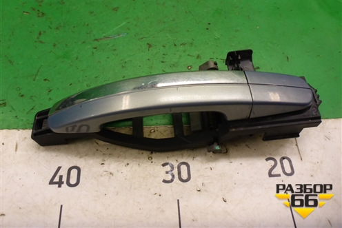 Ручка наружная двери задней левой (с хромом) для Ford Focus 2 с 2008-2011г