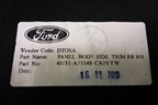 Обшивка багажника правая (хетчбэк) (4M51A31148CA3YYW) для Ford Focus 2 с 2008-2011г