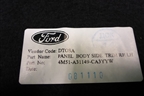 Обшивка багажника левая (хетчбэк) (4M51A31149CA3YYW) для Ford Focus 2 с 2008-2011г