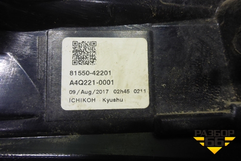 Фонарь задний наружный правый (после 2015г) (8155042201) для Toyota Rav-4 с 2012-2019г