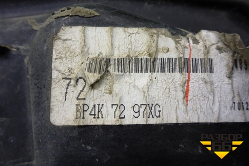 Панель внутренняя двери задней правой (BP4K7297XG) для Mazda Mazda 3 (BK) с 2003-2009г 