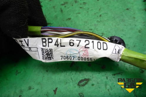 Проводка двери задней левой (BP4L67210D) для Mazda Mazda 3 (BK) с 2003-2009г 