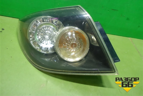 Фонарь задний наружный левый (после 2006г хетчбэк) (BP4S51160E) для Mazda Mazda 3 (BK) с 2003-2009г 