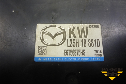 Блок управления двигателем (2.3л L3 МКПП) (L35H18881D) для Mazda Mazda 3 (BK) с 2003-2009г 