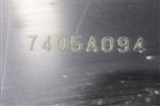 Накладка на порог наружная правая (5ти дверный кузов) (7405A094) для Mitsubishi Pajero/Montero с 2007г
