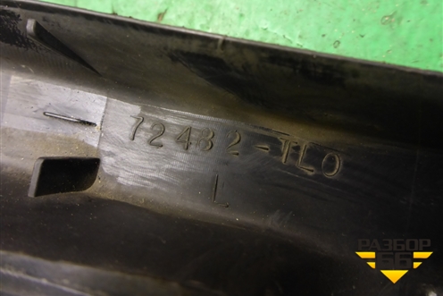 Накладка двери передней левой (на рамку) (72482TL0) для Honda Accord(CU-CW) с 2008-2013г