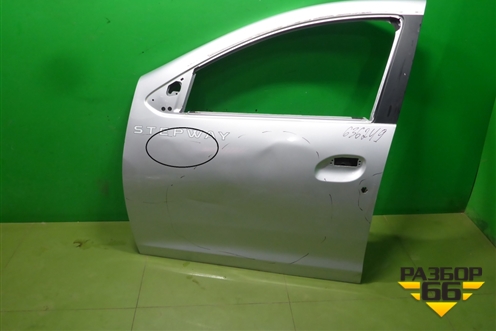 Дверь передняя левая (801012479R) для Renault Sandero с 2013-2022г