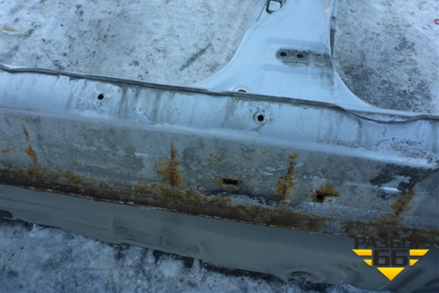 Порог со стойкой левый для Mitsubishi Lancer-9  с 2003-2008г
