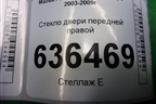 Стекло двери передней правой (хетчбэк) для Mazda Mazda 3 (BK) с 2003-2009г