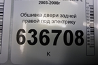 Обшивка двери задней правой под электрику (MR444252) для Mitsubishi Lancer-9  с 2003-2008г