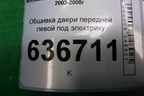 Обшивка двери передней левой под электрику (MR444241) для Mitsubishi Lancer-9  с 2003-2008г