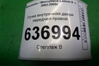 Ручка внутренняя двери передней правой для Mitsubishi Lancer-9  с 2003-2008г