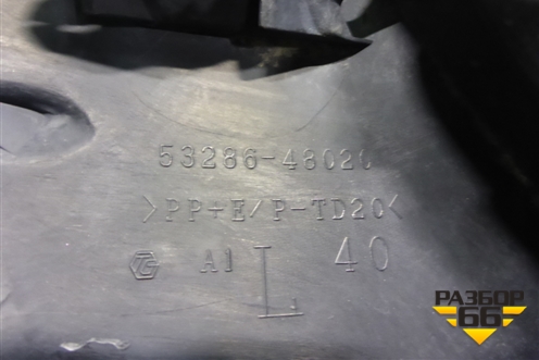Решетка в передний бампер левая (до 2019г) (5328648020) для Lexus RX 350 c 2015г