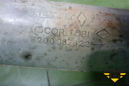 Глушитель средняя часть (1.6л K7MF710) (8200387822) для Renault Logan с 2004-2015г