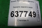 Зеркало заднего вида для Renault Logan с 2004-2015г