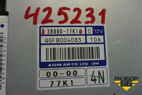 Блок управления АКПП (2.0л J20) (3888077K1) для Suzuki Grand Vitara с 2006г