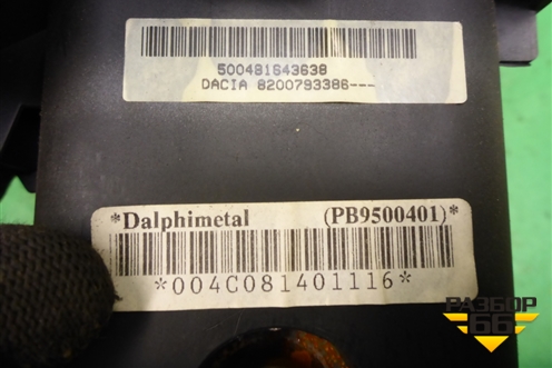 Подушка безопасности пассажирская в торпедо (8200793386) для Renault Logan с 2004-2015г