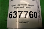 Ручка наружная двери передней левой для Renault Logan с 2004-2015г