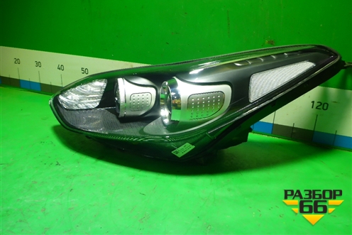Фара левая (галоген с LED габаритом) (92101F1010) для Kia Sportage с 2016-2022г