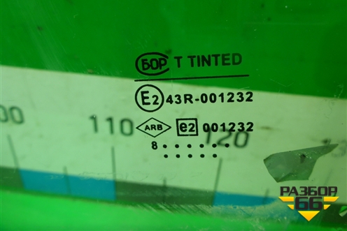 Стекло двери передней левой для Renault Logan с 2004-2015г