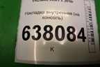 Накладка внутренняя (на консоль) (969177117R) для VAZ XRAY с 2016г