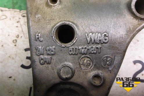 Кронштейн двигателя правый (1.6л CFN) (6Q0199185T) для Volkswagen Polo (седан) с 2010г
