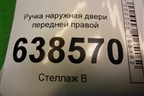 Ручка наружная двери передней правой для VAZ Vesta/Веста с 2015г