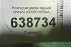 Накладка двери задней правой (609001056AA) для OMODA C5 с 2022г