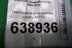 Накладка внутренняя (на кулису АКПП) (94565214) для Chevrolet Cruze c 2009-2015г