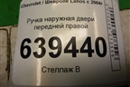 Ручка наружная двери передней правой для Chevrolet Lanos с 2004г