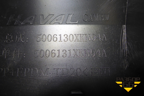 Накладка двери задней левой (5006130XKN04A) для Haval Dargo с 2022г