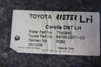 Обшивка багажника левая (хэтчбек) (6474002071C0) для Toyota Corolla (E12) с 2001-2007г