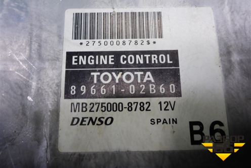 Блок управления двигателем (АКПП 1.6л 3ZZ) (8966102B60) для Toyota Corolla (E12) с 2001-2007г