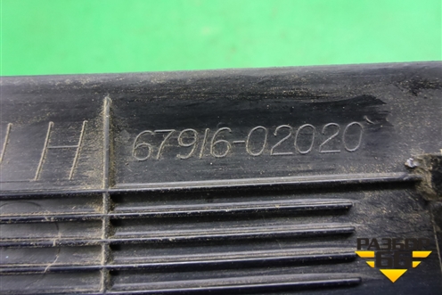 Накладка порога внутренняя заднего левого (6791602020) для Toyota Corolla (E12) с 2001-2007г