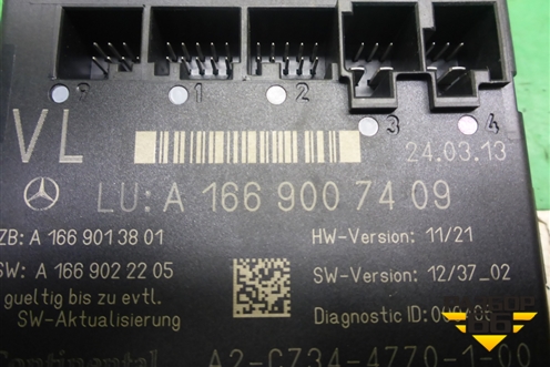 Блок комфорта (двери передней левой) (A1669007409) для Mercedes Benz ML-Klass W166 c 2011г
