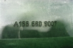 Защита антигравийная левая (A1666809007) для Mercedes Benz ML-Klass W166 c 2011г