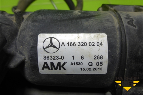 Компрессор пневматической подвески (A1663200204) для Mercedes Benz ML-Klass W166 c 2011г