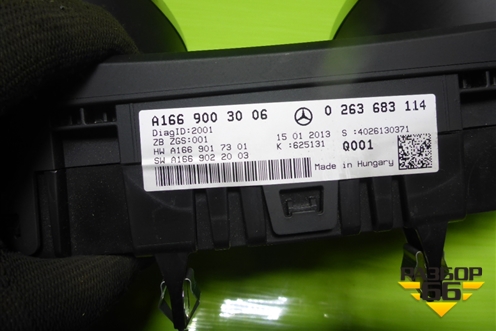 Щиток приборов АКПП (A1669003006) для Mercedes Benz ML-Klass W166 c 2011г