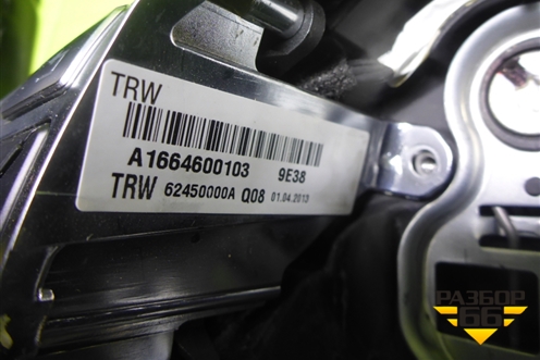 Рулевое колесо под AIR BAG без AIR BAG (A1664600103) для Mercedes Benz ML-Klass W166 c 2011г
