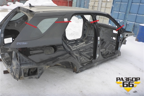 Крыша не под люк для Mercedes Benz ML-Klass W166 c 2011г