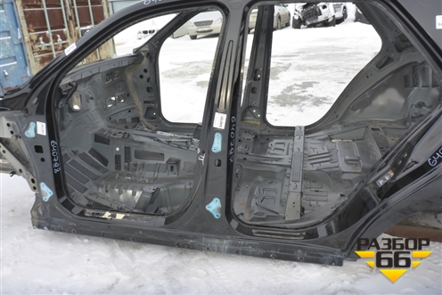 Порог со стойкой левый для Mercedes Benz ML-Klass W166 c 2011г