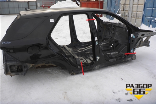 Порог со стойкой правый для Mercedes Benz ML-Klass W166 c 2011г