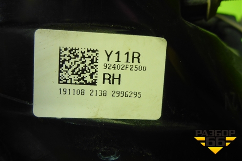 Фонарь задний наружный правый (после 2018г) (92402F2500) для Hyundai Elantra 6 с 2015-2020г