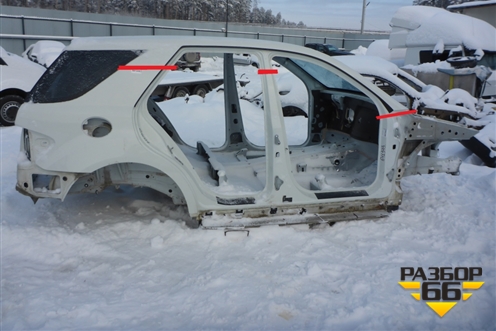 Крыша не под люк для Mercedes Benz ML-Klass W164 c 2005-2011г