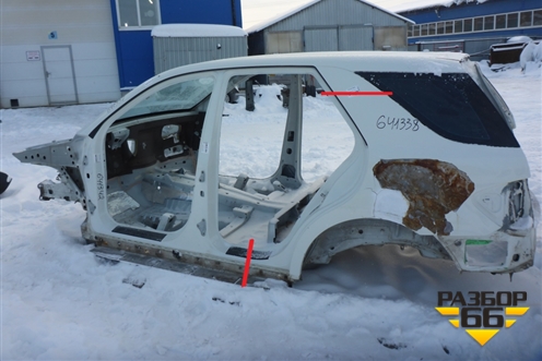 Крыло заднее левое для Mercedes Benz ML-Klass W164 c 2005-2011г
