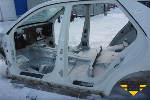 Порог со стойкой левый для Mercedes Benz ML-Klass W164 c 2005-2011г