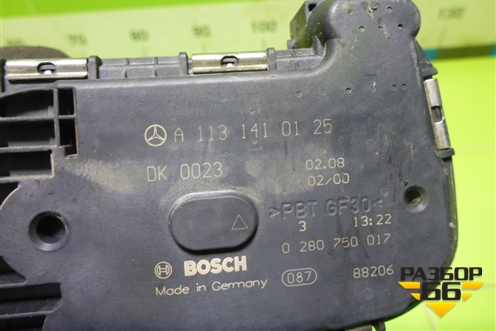 Заслонка дроссельная электрическая (3.5л 272967) (A1131410125) для Mercedes Benz ML-Klass W164 c 2005-2011г